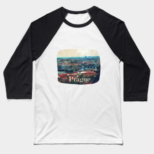 Photography in old city Prague distressed Baseball T-Shirt